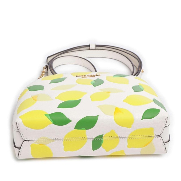 ♠️♠️♠️ Kate Spade Morgan Lemon Toss Embossed Double-zip Dome Crossbody ♠️♠️♠️ - Picture 12 of 15